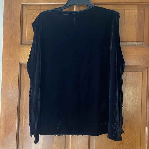 Marc New York Sequins and Velvet Top Vest NWT - Picture 5 of 7